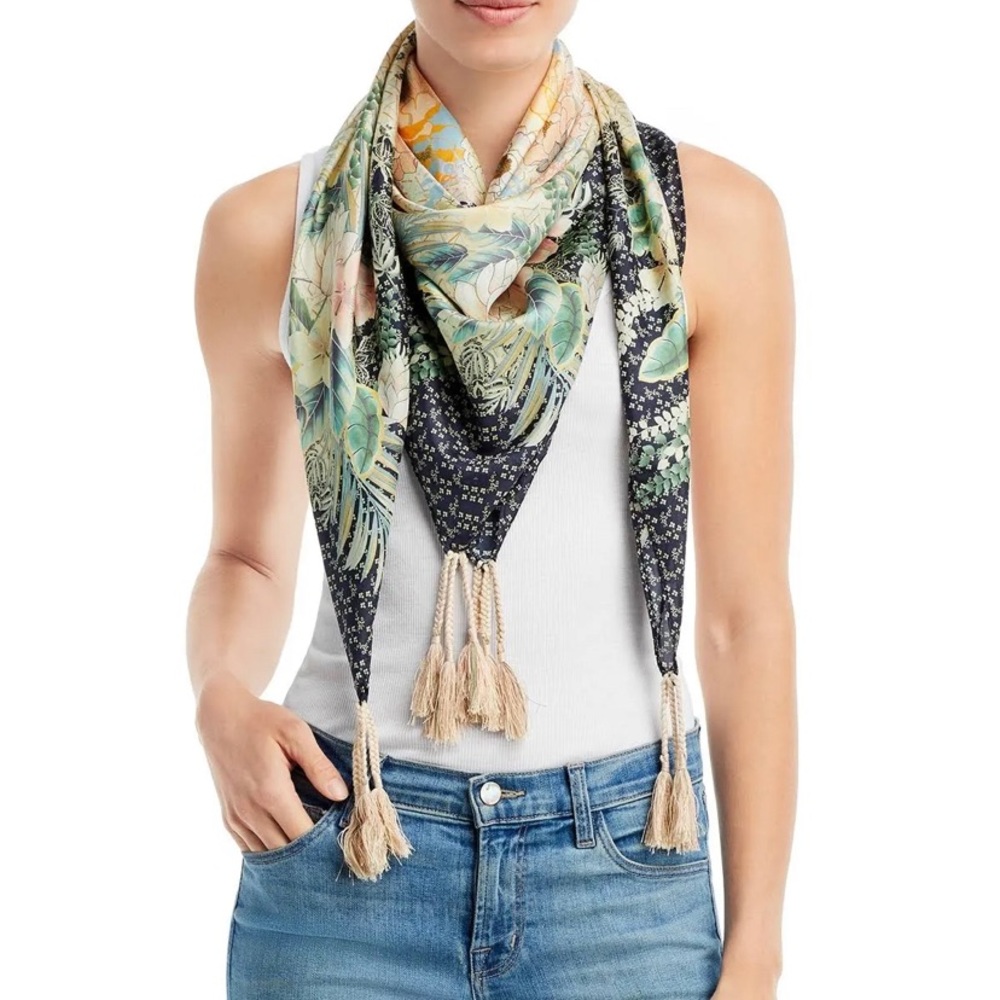100% silk scarf - Picture 8 of 10